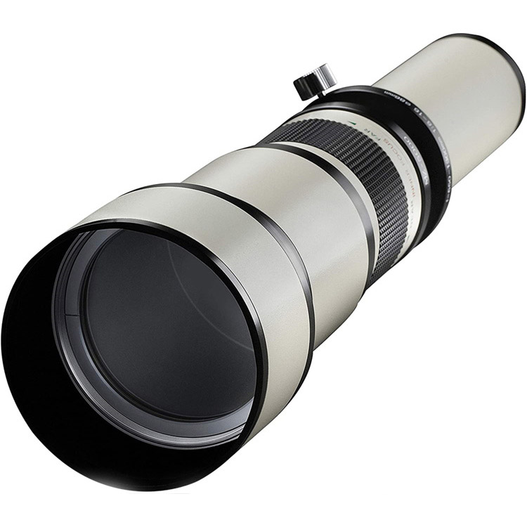 Obiektyw aparatu z zoomem 650–1300 mm